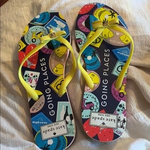 Kate space flip flops